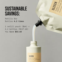 SLEEEK Argan & Coconut Smoothing Conditioner 1L Refill