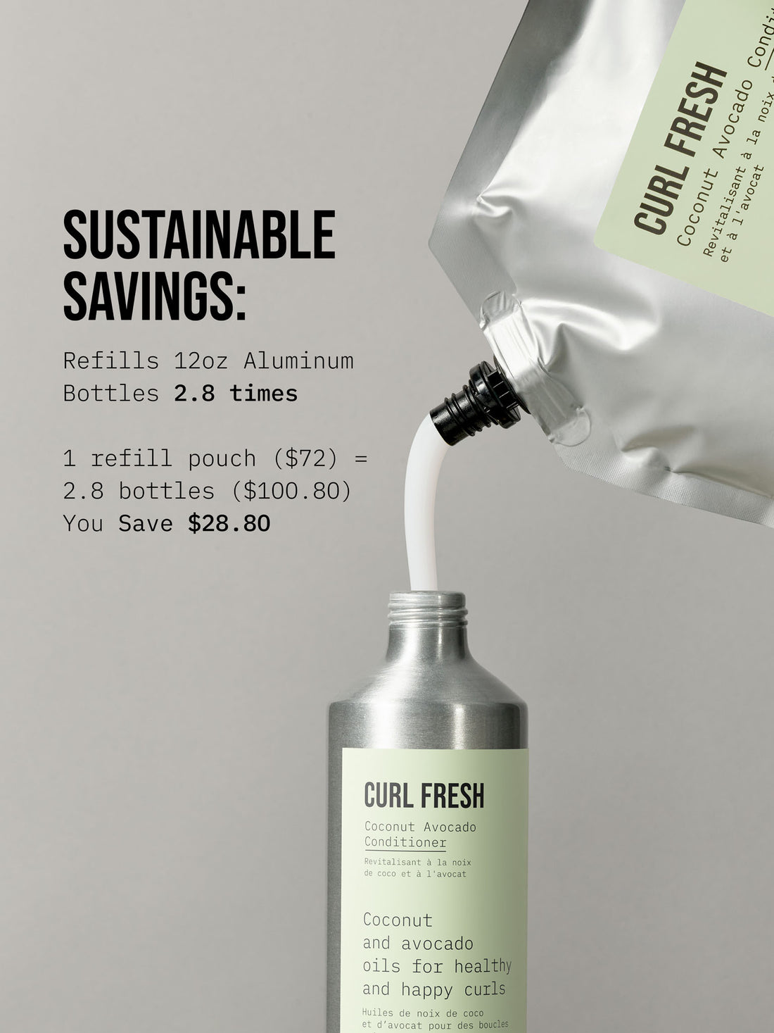 CURL FRESH Coconut Avocado Silicone-Free Conditioner